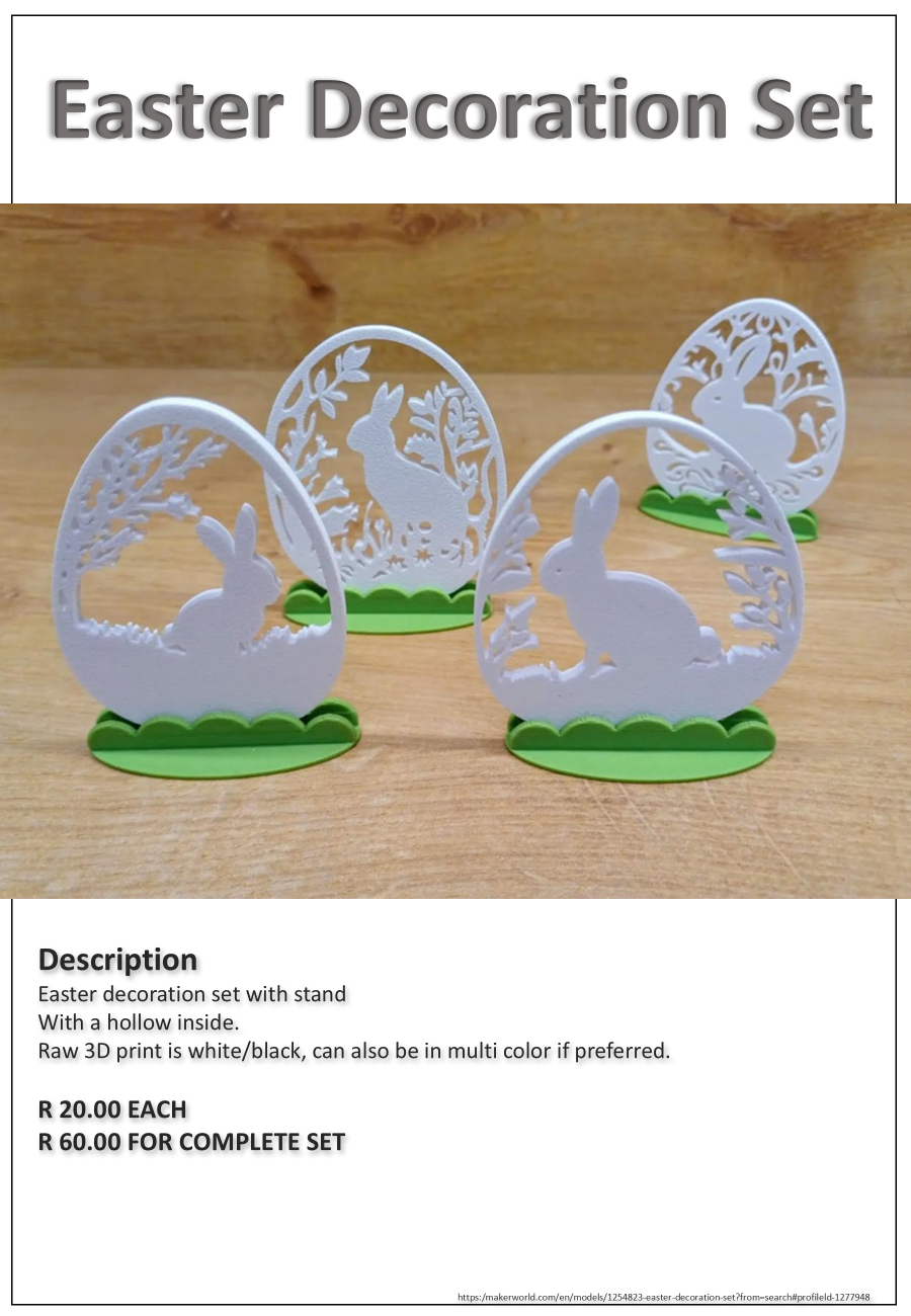 Easter Decoration Set